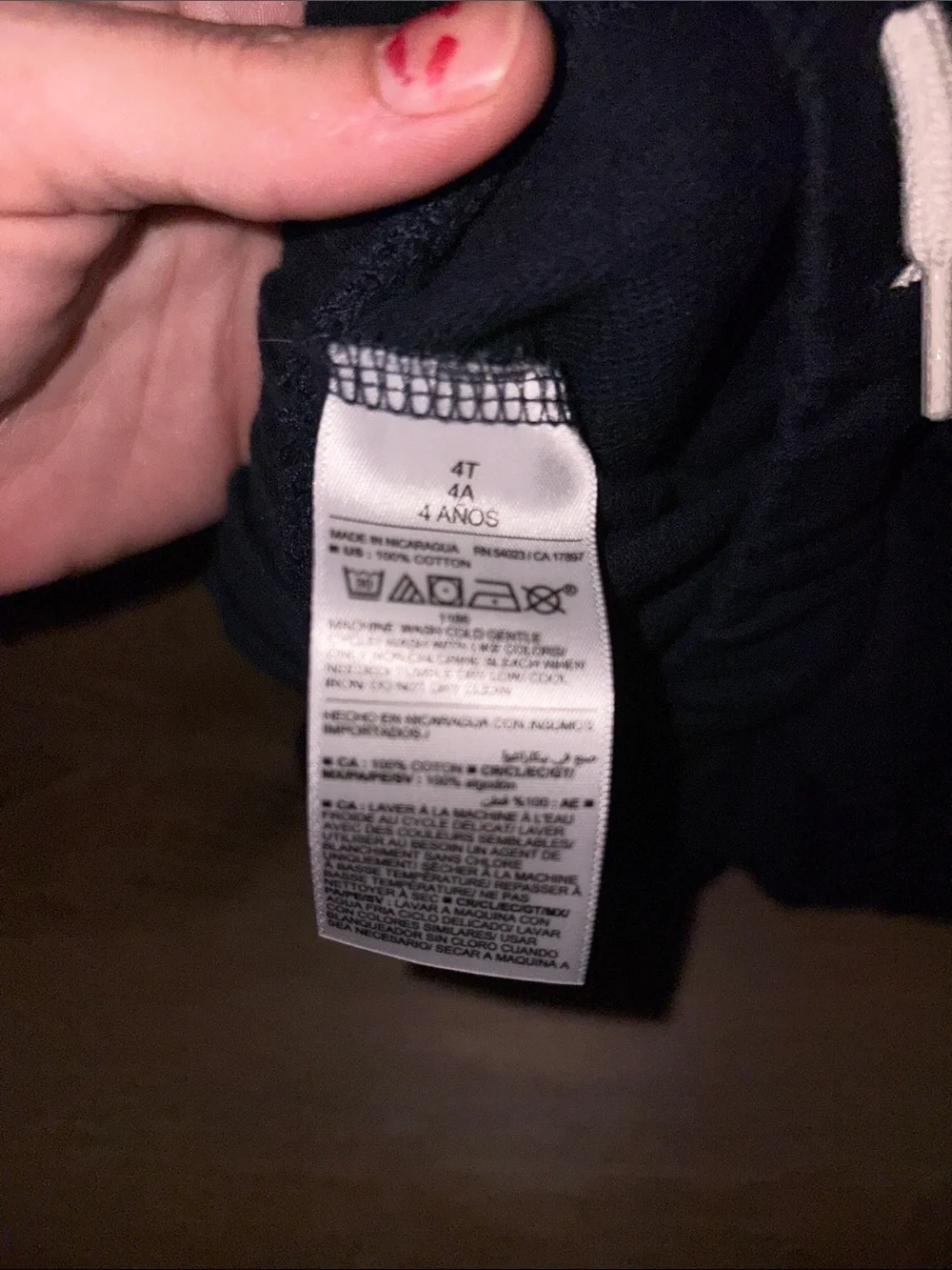 3/$20! Old Navy boys 4t shorts Kids Pull-On Cotton Shorts black